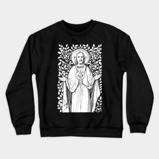 Jesus Christ with his Sacred Heart Crewneck Sweatshirt